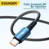 Дата кабель USB 2.0 AM to USB-C 2.0m 120W black Essager (EXC120-CGA01-P) изображение 5