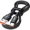 Дата кабель USB 2.0 AM to USB-C 2.0m 120W black Essager (EXC120-CGA01-P)