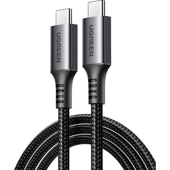 Дата кабель USB-C to USB-C 2.0m US567 black/gray Ugreen (15374)