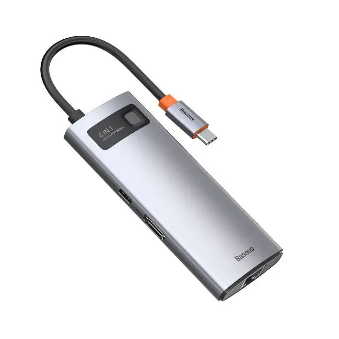 Концентратор Baseus USB-C 6-in-1 (CAHUB-CW0G) изображение 4
