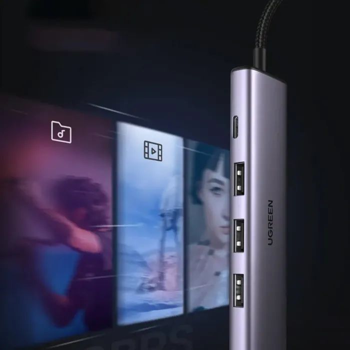 Концентратор Ugreen USB 3.0 to 4xUSB 3.0 CM473 (20805) изображение 3