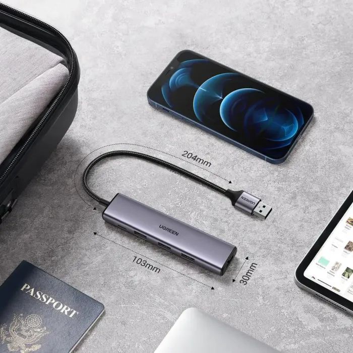 Концентратор Ugreen USB 3.0 to 4xUSB 3.0 CM473 (20805) изображение 5