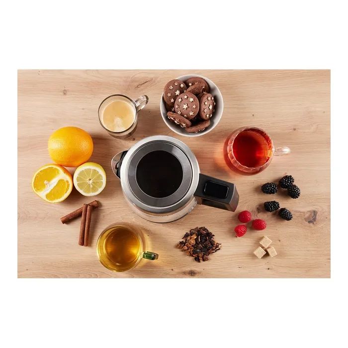 Електрочайник Gorenje 1.7л, 2,200 Вт, strix контроль, скло, нерж (K17OGS) зображення 3