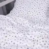 Постельное белье MirSon 016 White Stars Фланель 2x143x210 Семейный (2200009652158) изображение 4