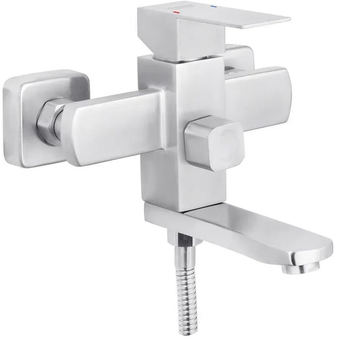 Смеситель Kroner Edelstahl Kubus-ESG010 + змішувач Edelstahl Kubus-ESG060 (CVS30150) изображение 4