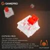Клавіатура GamePro Genesis Metallic MK144G Outemu Red Switch USB UA Gray (MK144G) зображення 11