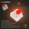Клавіатура GamePro Genesis Metallic MK144G Outemu Red Switch USB UA Gray (MK144G) зображення 11