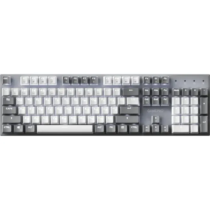 Клавіатура GamePro Genesis Metallic MK144G Outemu Red Switch USB UA Gray (MK144G)
