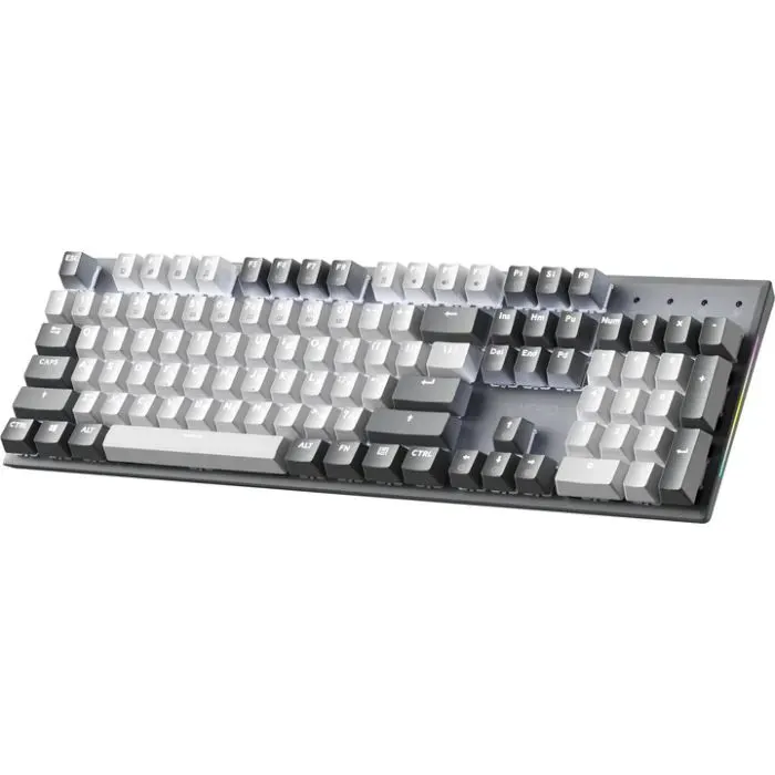 Клавіатура GamePro Genesis Metallic MK144G Outemu Red Switch USB UA Gray (MK144G) зображення 2
