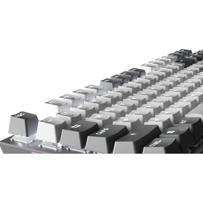 Клавіатура GamePro Genesis Metallic MK144B Outemu Red Switch USB UA Black (MK144B) зображення 4