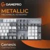Клавіатура GamePro Genesis Metallic MK144G Outemu Red Switch USB UA Gray (MK144G) зображення 7