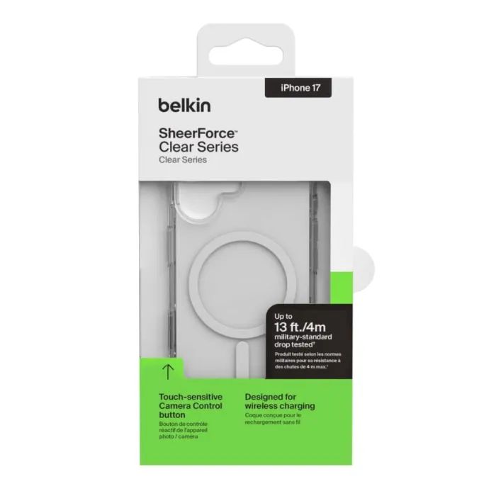 Чехол для мобильного телефона Belkin Magnetic Protective Clear iPhone 17 (MSA030HQCL) изображение 3