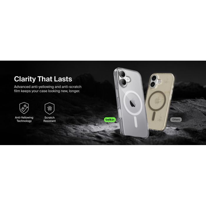 Чехол для мобильного телефона Belkin Magnetic Protective Clear iPhone 17 (MSA030HQCL) изображение 5