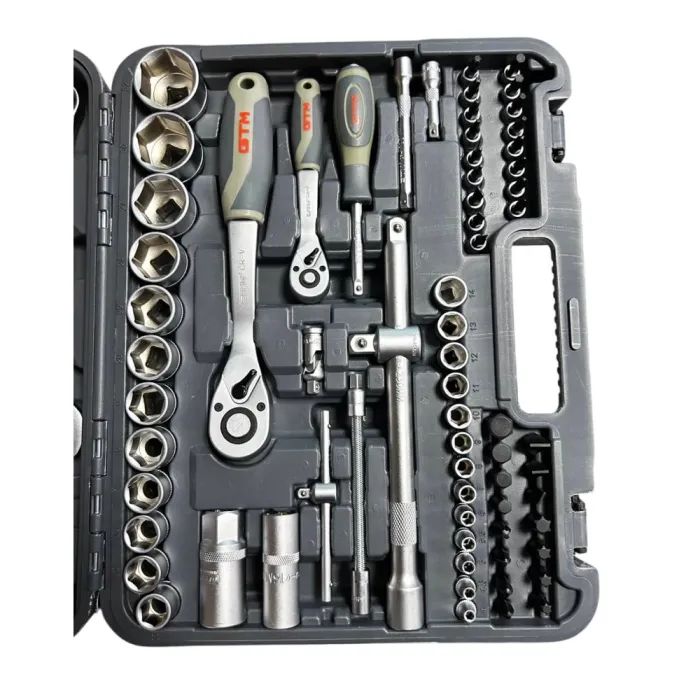 Набір інструментів GTM 82шт. 1/2-1/4" 4-32мм, кейс (GTS-082) зображення 3