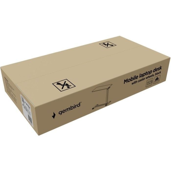 Приставной стол Gembird Напольная, высота 685-1045 мм (до 10 кг) (TVS-DESK-02-BK) изображение 4