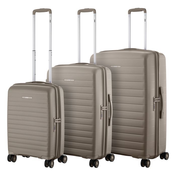 Набір валіз 2E Aero (L+M+S), сіро-коричневі (2E-SPP-AERO-SET3-TP) зображення 2