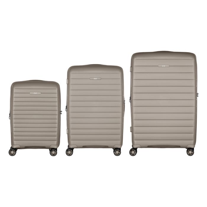 Набір валіз 2E Aero (L+M+S), сіро-коричневі (2E-SPP-AERO-SET3-TP) зображення 3