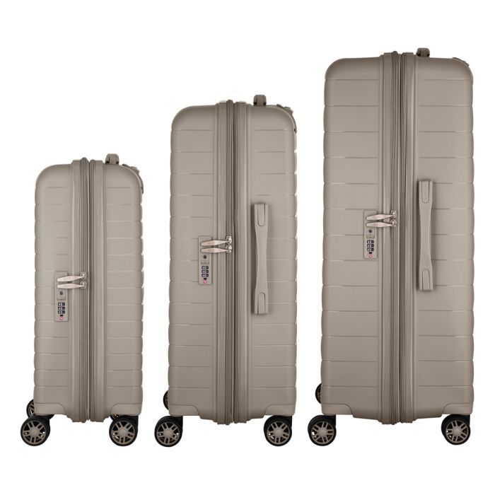 Набір валіз 2E Aero (L+M+S), сіро-коричневі (2E-SPP-AERO-SET3-TP) зображення 5