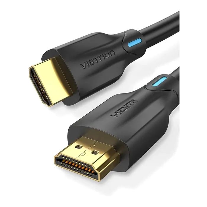 Кабель мультимедийный HDMI M to HDMI M 1.0m 8K black Vention (AANBF) изображение 2