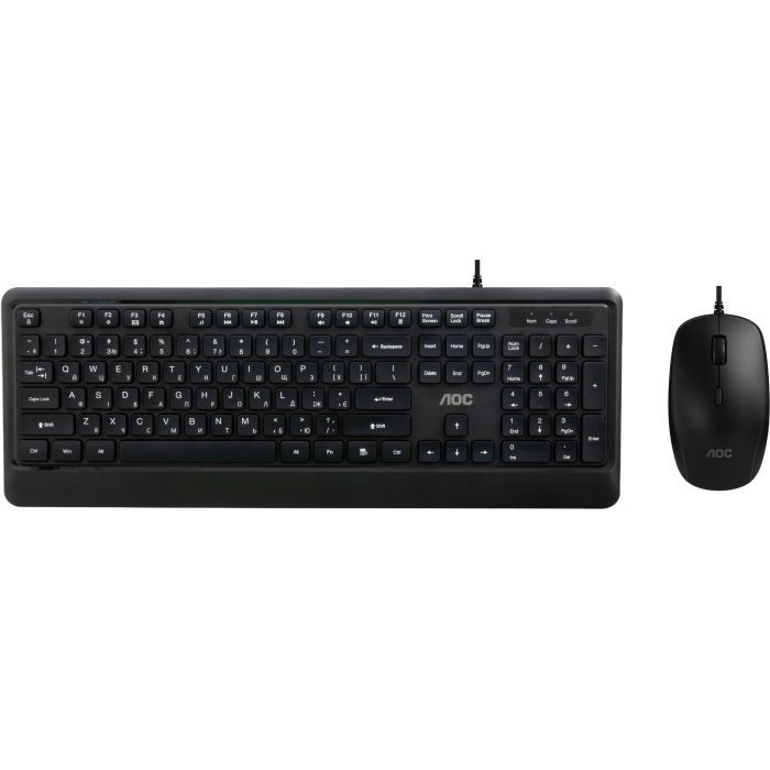 Комплект AOC KM220B USB UA Black (KM220B/97)