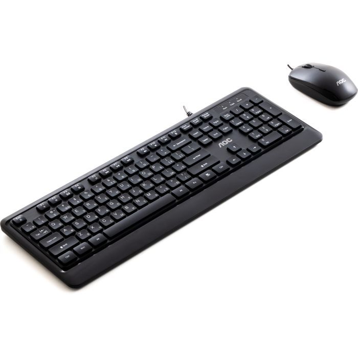 Комплект AOC KM220B USB UA Black (KM220B/97) изображение 2