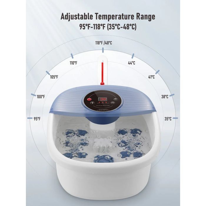 Масажна ванночка для ніг NAIPO XKAM-SPA18 блакитний зображення 3