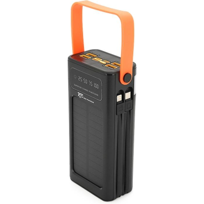 Батарея універсальна 7GO 30000mAh QC/3.0 Solar Black (GPW-03 / 44991) зображення 2