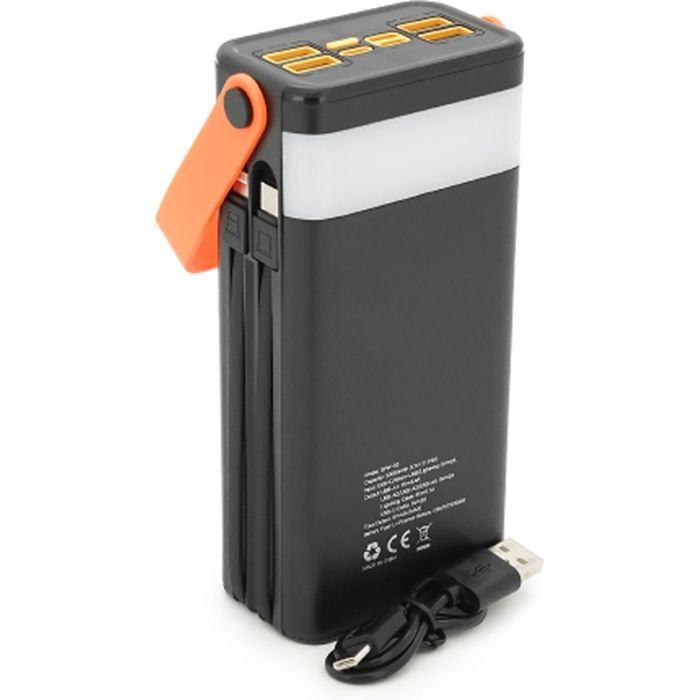 Батарея універсальна 7GO 30000mAh QC/3.0 Solar Black (GPW-03 / 44991) зображення 3