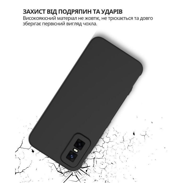 Чохол до мобільного телефона BeCover Silicone Infinix GT 30 Pro (X6873) Black (714666) зображення 2