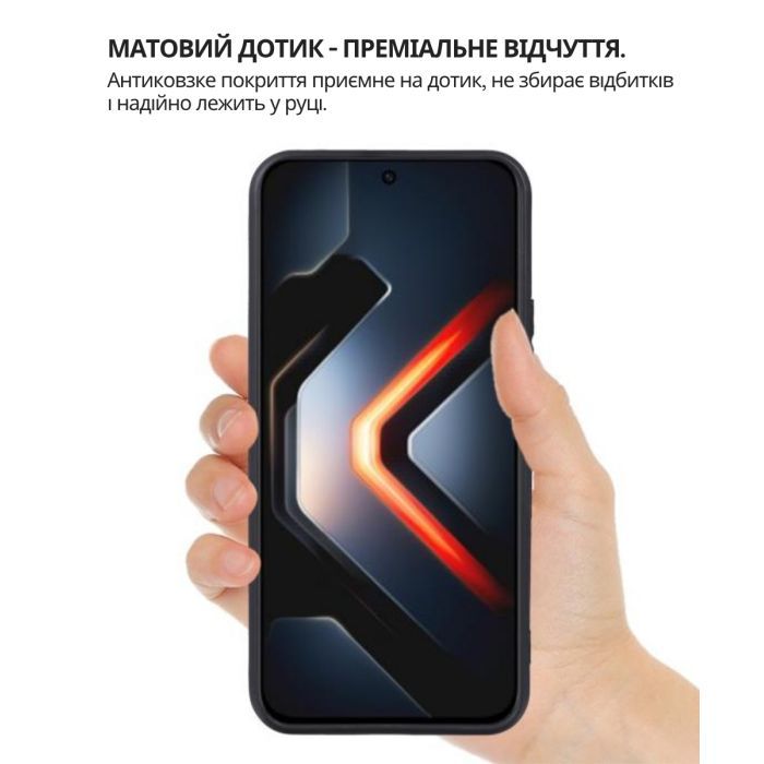 Чохол до мобільного телефона BeCover Silicone Infinix GT 30 Pro (X6873) Black (714666) зображення 4