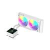 Система рідинного охолодження Gamemax GLACIER 240 LCD WH зображення 3