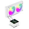 Система жидкостного охлаждения Gamemax GLACIER 240 LCD WH изображение 3