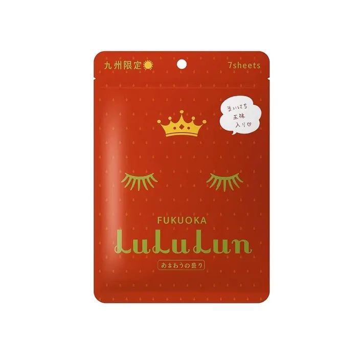 Маска для лица Lululun Premium Face Mask Strawberry 7 шт (4582305065930) изображение 2
