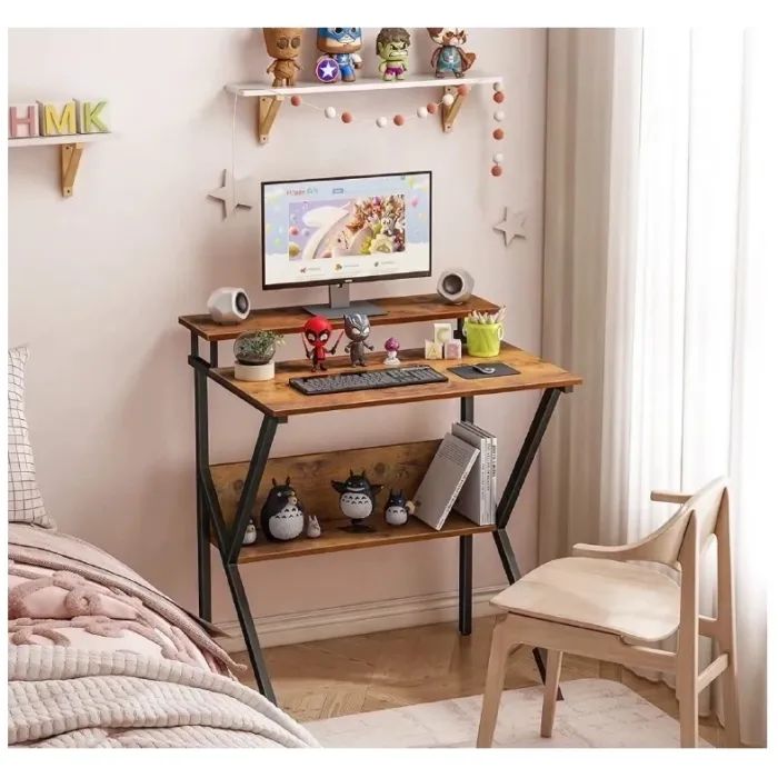 Комп'ютерний стіл Аклас Вікні VKS-80175 80x60 (Горіх) (00164089) зображення 2