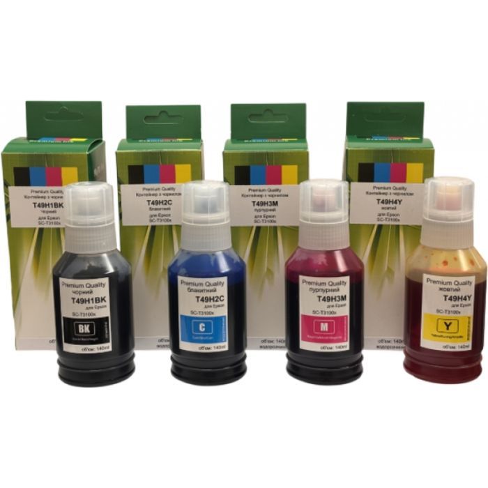 Чернила Premium Quality Epson T49 (SETT49E) 4*140ml, C/M/Y/K pigm (70265169)
