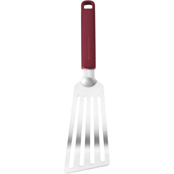 Лопатка кухонна KitchenAid Classic з прорізами 31,5 см білий (KHA024OHPNG)