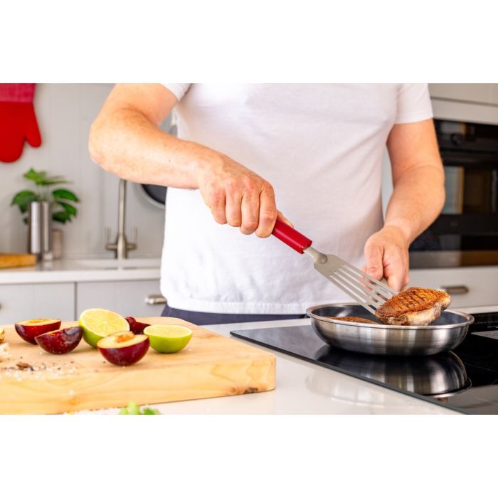 Лопатка кухонна KitchenAid Classic з прорізами 31,5 см білий (KHA024OHPNG) зображення 5