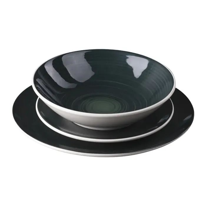 Столовый сервиз Bergner Excalibur green 12 предметів (BG-10243-GR) изображение 2