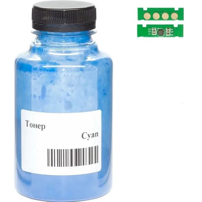 Тонер HP CLJ 150/178/179 chip 25г Cyan АНК (50000245)