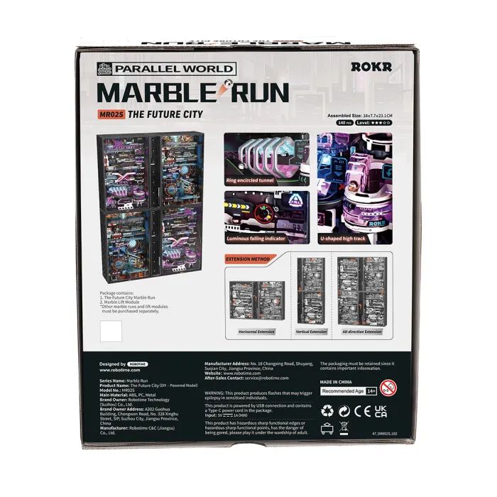 Конструктор Robotime Rokr 3D Місто майбутнього (MR02S) зображення 3