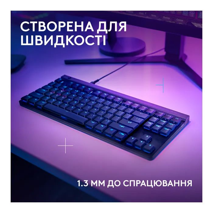 Клавиатура Logitech G515 TKL Cored GL Tactile RGB USB UA Black (920-014133) изображение 3