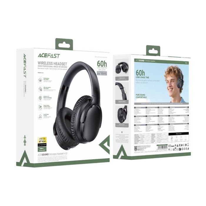 Навушники Acefast H10 Black (6974316284932) зображення 4