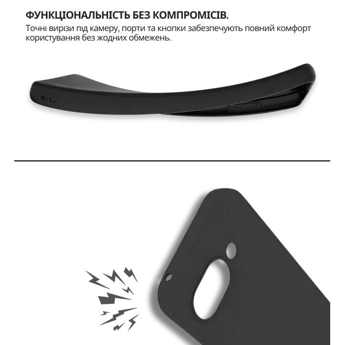 Чехол для мобильного телефона BeCover Google Pixel 9a Black (715053) изображение 4