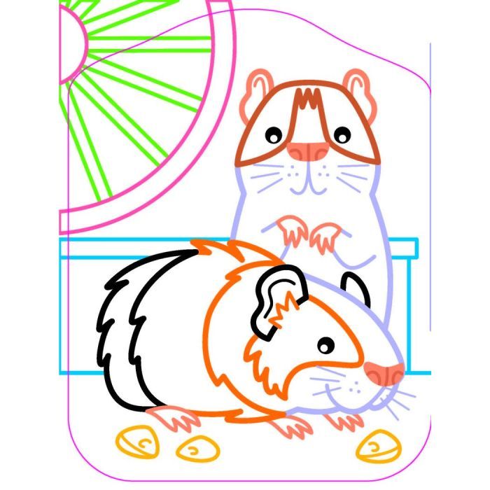 Книга Кольорові зафарбовки. Кошеня - Н. Коваль Активний розвиток талантів (9789667511913) изображение 3