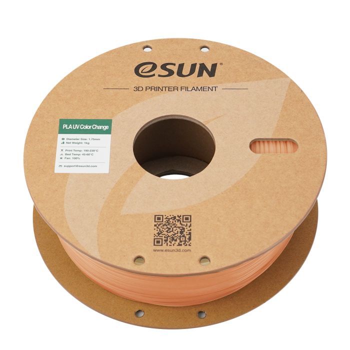 Пластик для 3D-принтера eSUN PLA UV 1,75mm 1kg Red (PLA-UV CC175UV-R1P1) изображение 3