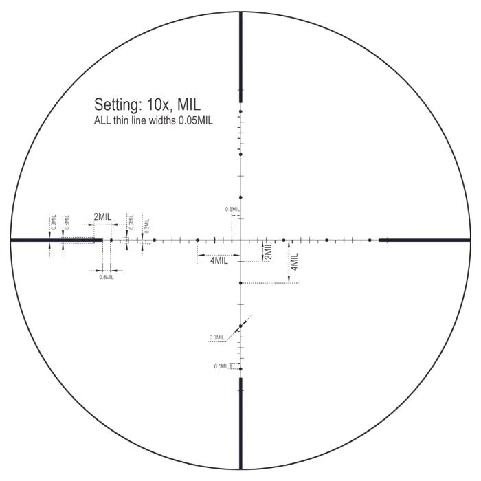 Оптичний приціл Vector Optics S4 3-12x40 (30 мм) SFP MDL (OPSL31) зображення 6