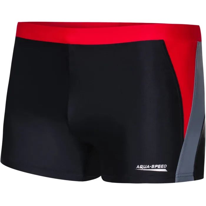 Плавки Aqua Speed Dario 346-16 чорний, червоний, сірий M (5908217662293)