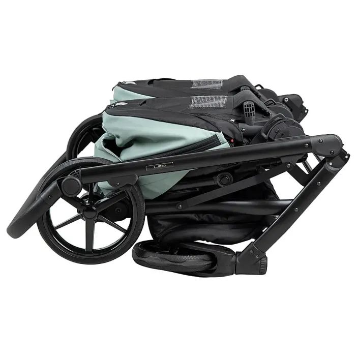 Коляска Adamex 2 в 1 Leo Duo Eco для двійні SA-2 чорна (681143) изображение 10