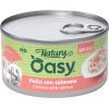 Консерви для котів OASY Wet Natury з куркою та лососем 85 г (8054329512753)