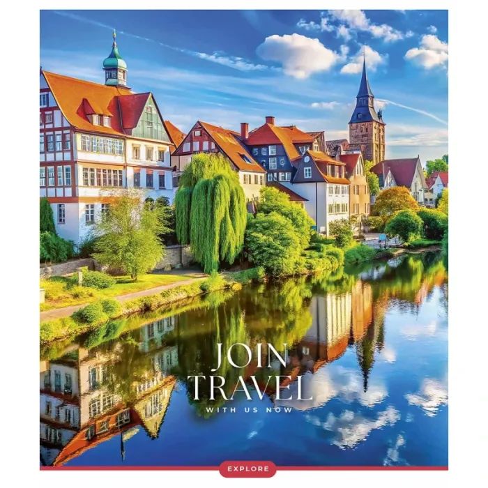 Зошит Школярик Join Travel 60 аркушів клітинка (060-3680K) зображення 4